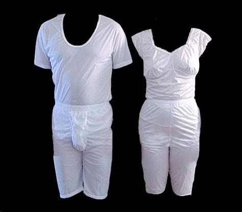 Parsis (Zoroastrians) wear a special undergarment sort of like a T-shirt. . Mormon undergarment